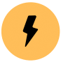 Icon of lightening bolt