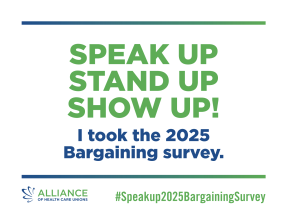 Speak up, stand up, show up! I took the 2025 bargaining survey!